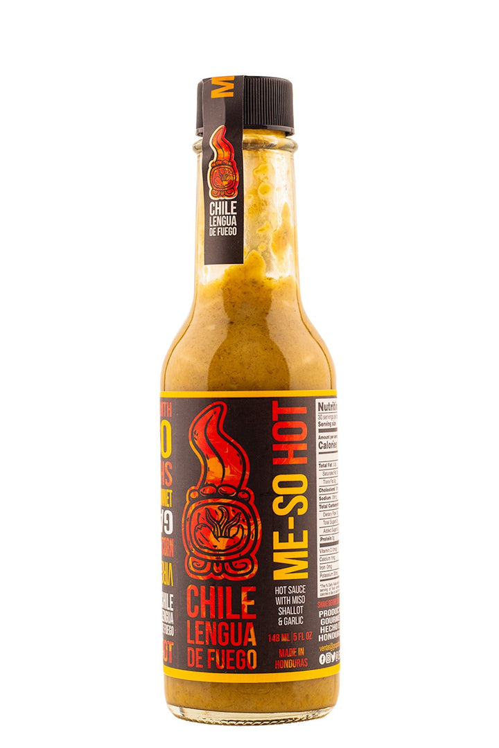 Me-So Hot Miso Shallot | Chile Lengua de Fuego J8