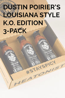 Dustin Poirier Hot Sauce - KO Edition 3 Pack W0
