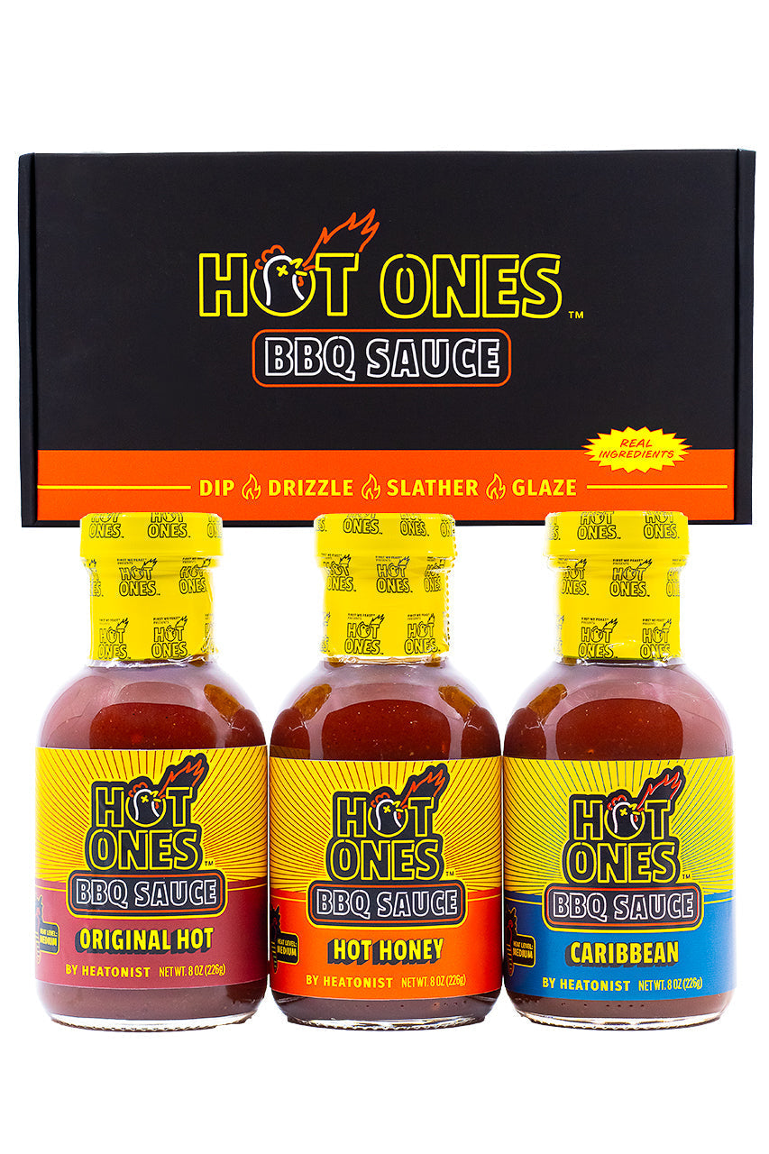 Hot Ones BBQ Trio Pack (Original / Hot Honey / Caribbean) K9