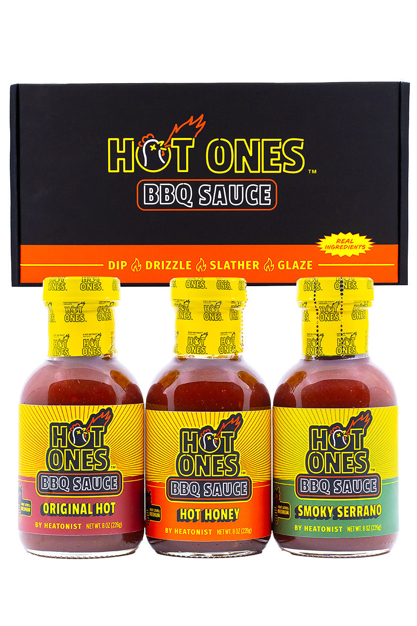 Hot Ones BBQ Trio Pack (Original / Hot Honey / Smoked Serrano) L3