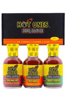 Hot Ones BBQ Trio Pack (Original / Hot Honey / Smoked Serrano) L3