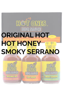 Hot Ones BBQ Trio Pack (Original / Hot Honey / Smoked Serrano) L3