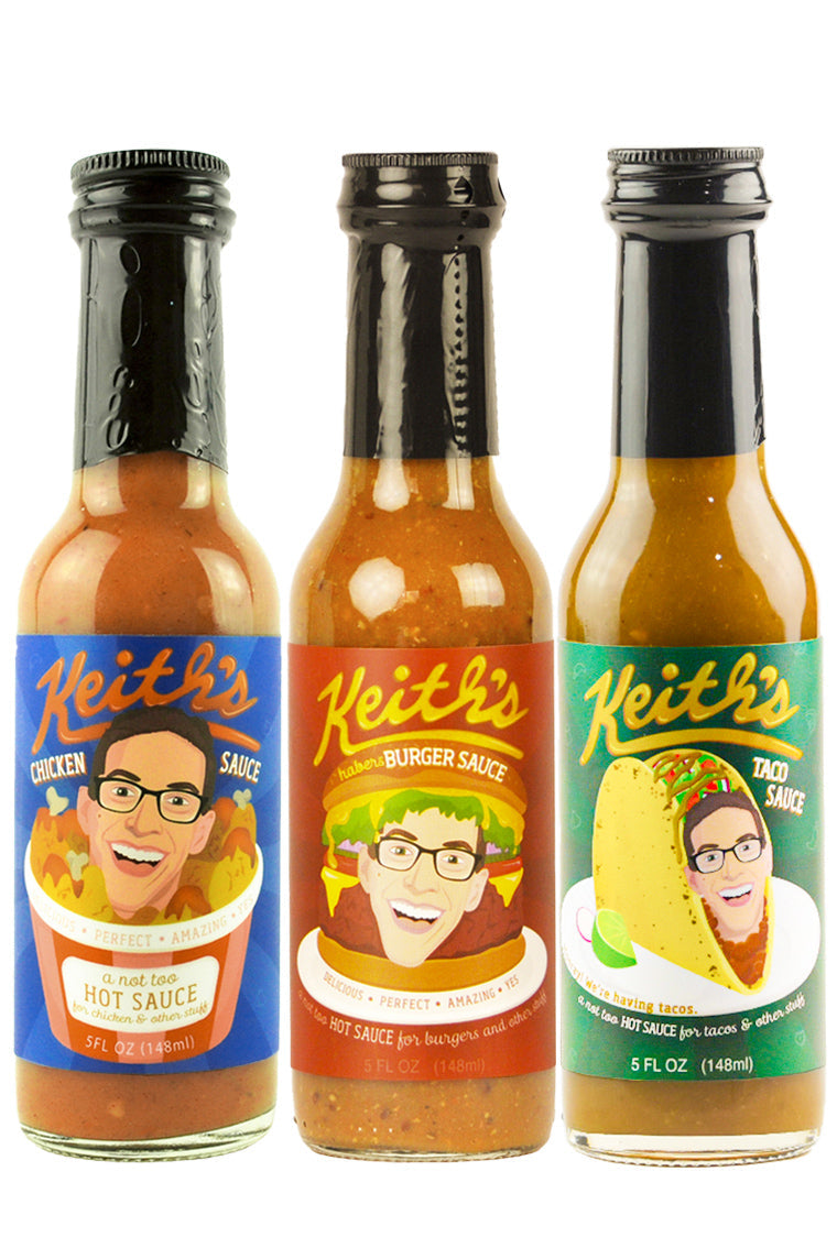 Keith's Hot Sauce Trio Pack A8