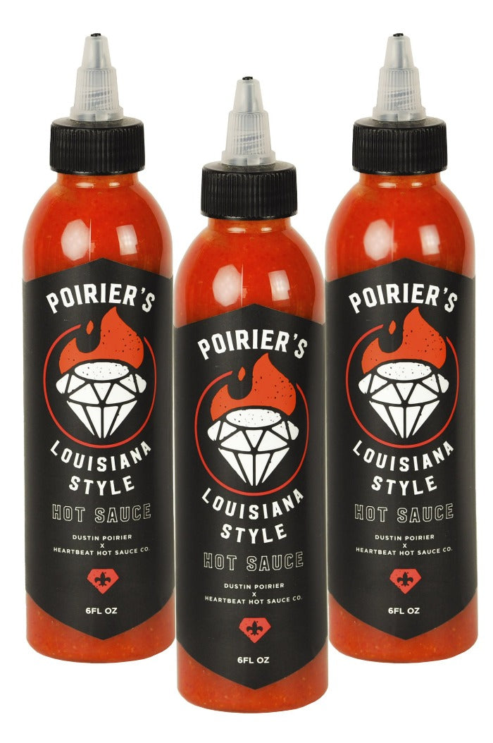 Dustin Poirier Hot Sauce 3 Pack | HEATONIST B2